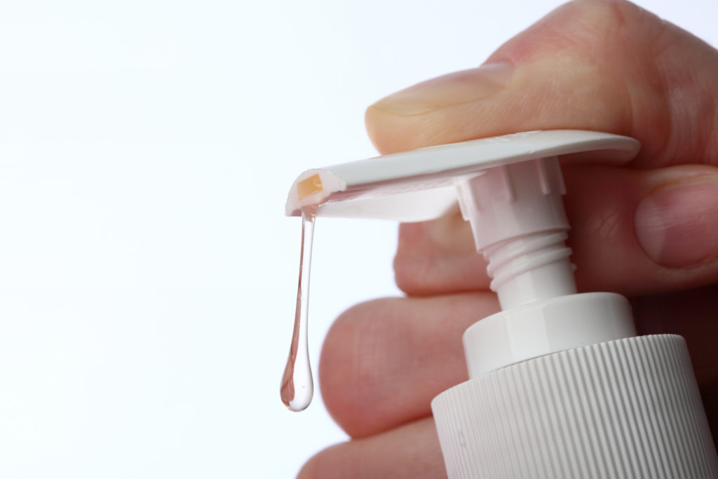 Use hand sanitizer to help protect you from the coronavirus